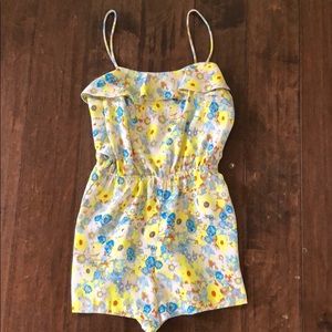 TOPSHOP floral romper